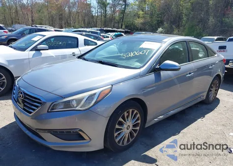 2015 Hyundai Sonata Limited z USA, uszkodzony, nr VIN 5NPE34AF3FH257592